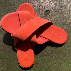 Cole Haan Anica crisscross sandal spicy 🌶️ orange suede